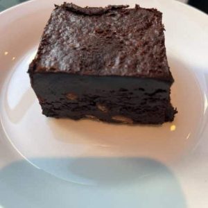 triple chocolate brownie