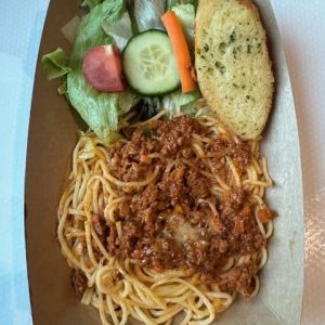 Spaghetti Bolognese & Salad