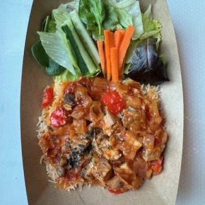 Sweet & Sour Chicken + White Rice